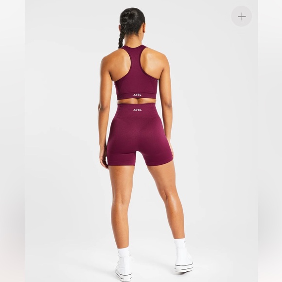 AYBL Balance V2 Seamless Shorts In Purple Wine, XS (NWT) - Picture 2 of 5